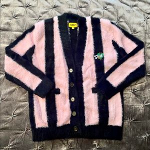 Golfwang Striped Mohair Cardigan